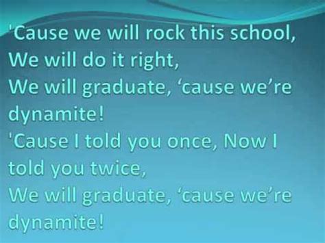 dynamite graduation song|1st grade graduation theme songs.